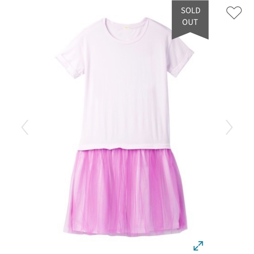 J. Crew Crewcuts Tulle T-Shirt Dress